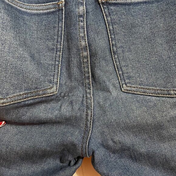 Madewell Womens Medium Wash Straight Leg Ankle The Perfect Vintage Jeans Size 26 - Picture 9 of 10